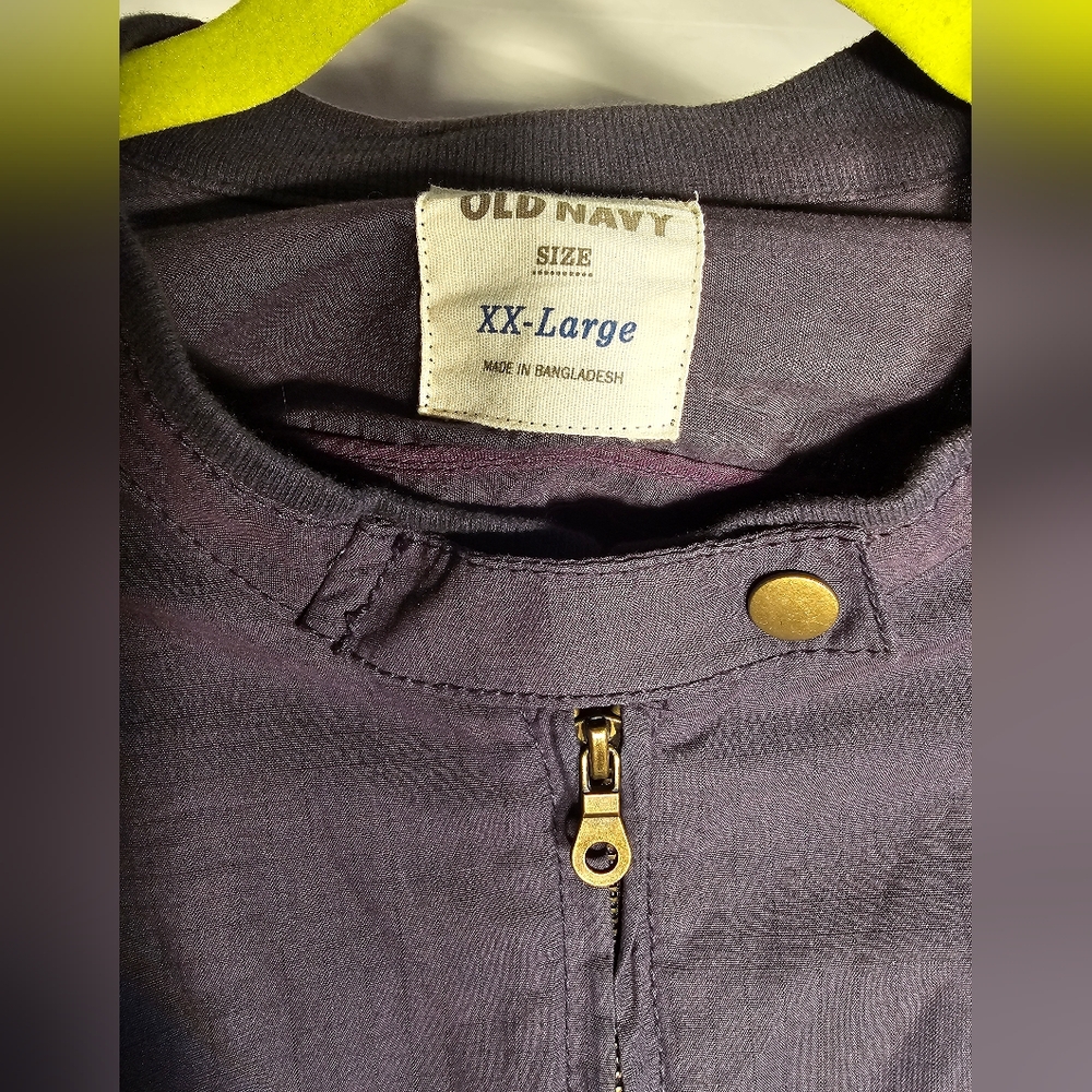 Dusty Blue Bomber Jacket - Picture 9 of 11